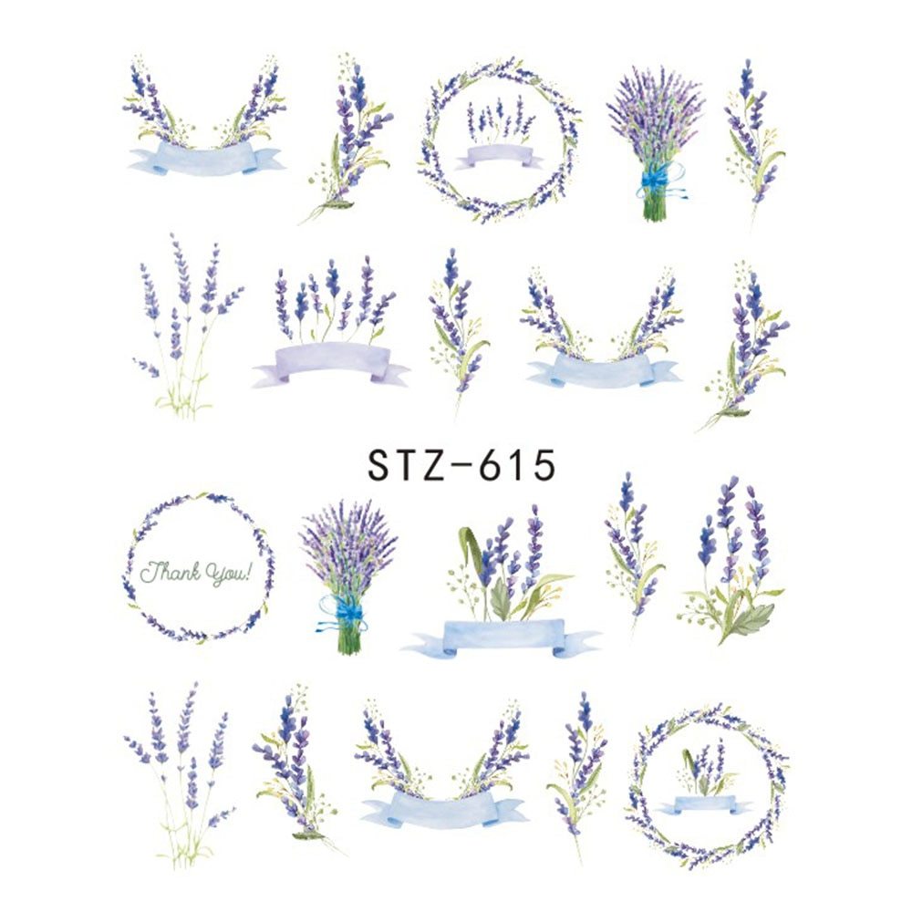 1pcs Nail Sticker Butterfly Flower Water Transfer Decal Sliders for Nail Art Decoration Tattoo Manicure Wraps Tools Tip JISTZ508 Louisiana Mart