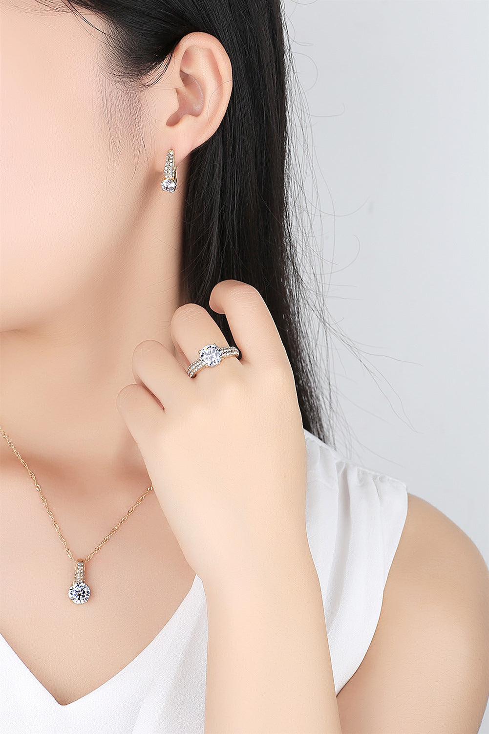 Bridal Jewelry Set earrings 