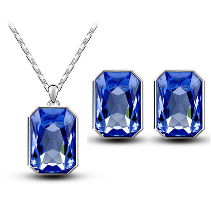 Crystal Pendant Necklace for Women elegant Statement Jewelry