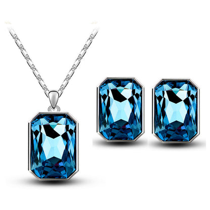 Crystal Pendant Necklace for Women elegant Statement Jewelry