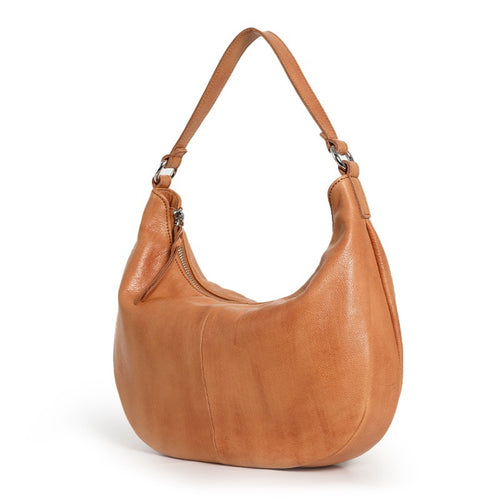 Women’s Leather Crossbody Bag – Casual Dumpling Style