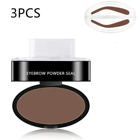 Eyebrow Powder Stamp Tint Stencil Kit Cosmetics Professional Makeup Waterproof Eye Brow Stamp Lift Eyebrow Enhancers Stencil Kit Louisiana Mart
