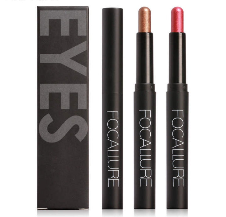 Focallure 12 colors Eyeshadow Eyeliner Pencil In One