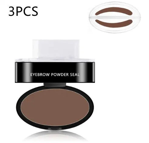 Eyebrow Powder Stamp Tint Stencil Kit Cosmetics Professional Makeup Waterproof Eye Brow Stamp Lift Eyebrow Enhancers Stencil Kit Louisiana Mart
