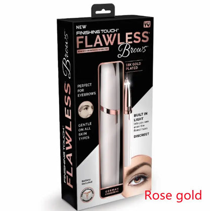 Dermatologist approved Flawlessly Brows Electric Eyebrow Remover Louisiana Mart