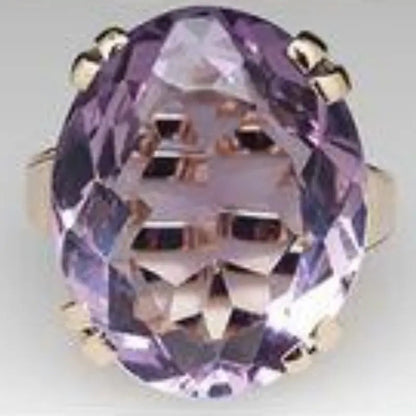 Retro Simple And Exaggerated Unique Women Ring