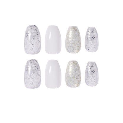 Ice Glitter Short Ballet Foreign Trade Section Wears Nail Art 24