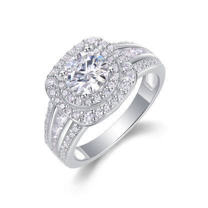 Moissanite Men's Ring Advanced Light Luxury