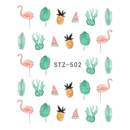 1pcs Nail Sticker Butterfly Flower Water Transfer Decal Sliders for Nail Art Decoration Tattoo Manicure Wraps Tools Tip JISTZ508 Louisiana Mart