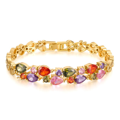 New Beads Double-layer Crystal Bracelet For Women