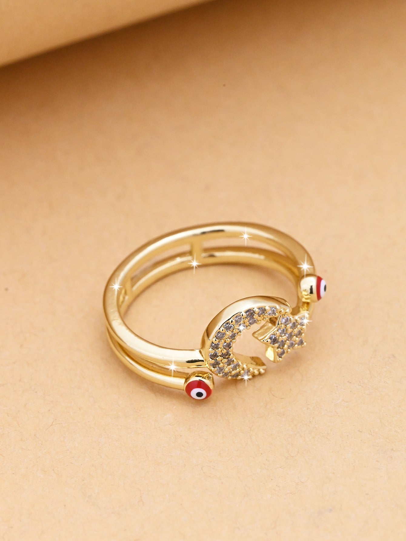 Fashion Simple Devil's Eye Open Ring