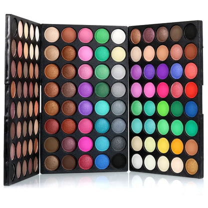 Perfect Professional 120 Colors Eye Shadow Palette Hot Fashion Cosmetic Powder Soft Matt Eyeshadow Palettes Beauty Makeup Set Louisiana Mart