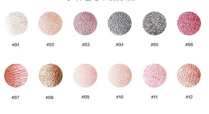 Focallure 12 colors Eyeshadow Eyeliner Pencil In One