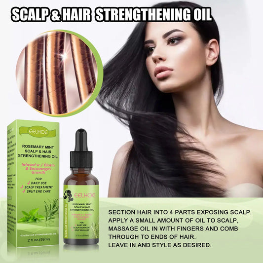 Rosemary Mint Hair Growth Fluid Scalp Massage Louisiana Mart