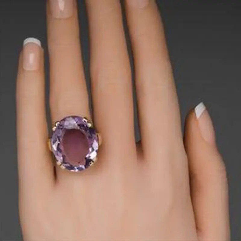 Retro Simple And Exaggerated Unique Women Ring