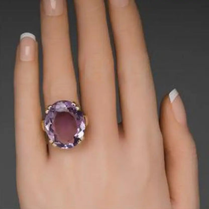 Retro Simple And Exaggerated Unique Women Ring