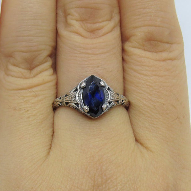 Women's Ring Versatile Zircon Geometric Hollow