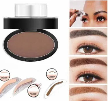 Eyebrow Powder Stamp Tint Stencil Kit Cosmetics Professional Makeup Waterproof Eye Brow Stamp Lift Eyebrow Enhancers Stencil Kit Louisiana Mart