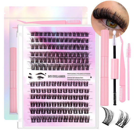 Cluster Lashes – 12 Rows of 150 Segmented Lash Clusters Louisiana Mart