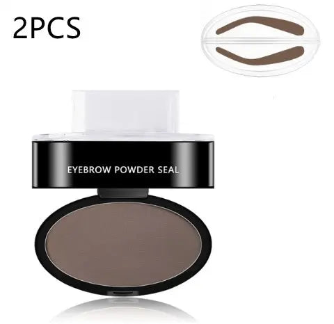 Eyebrow Powder Stamp Tint Stencil Kit Cosmetics Professional Makeup Waterproof Eye Brow Stamp Lift Eyebrow Enhancers Stencil Kit Louisiana Mart