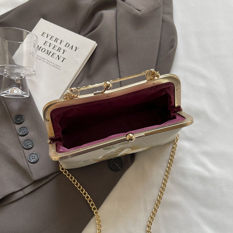 Embroidered Crossbody Bag - Vintage Ethnic Style Tassel Purse