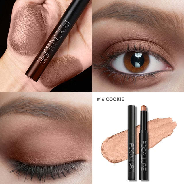 Focallure 12 colors Eyeshadow Eyeliner Pencil In One