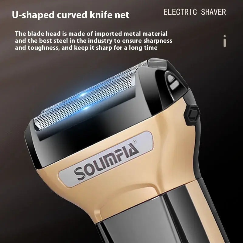 Three-in-one Electric Shaver Reciprocating Shaver Hair Clipper Louisiana Mart
