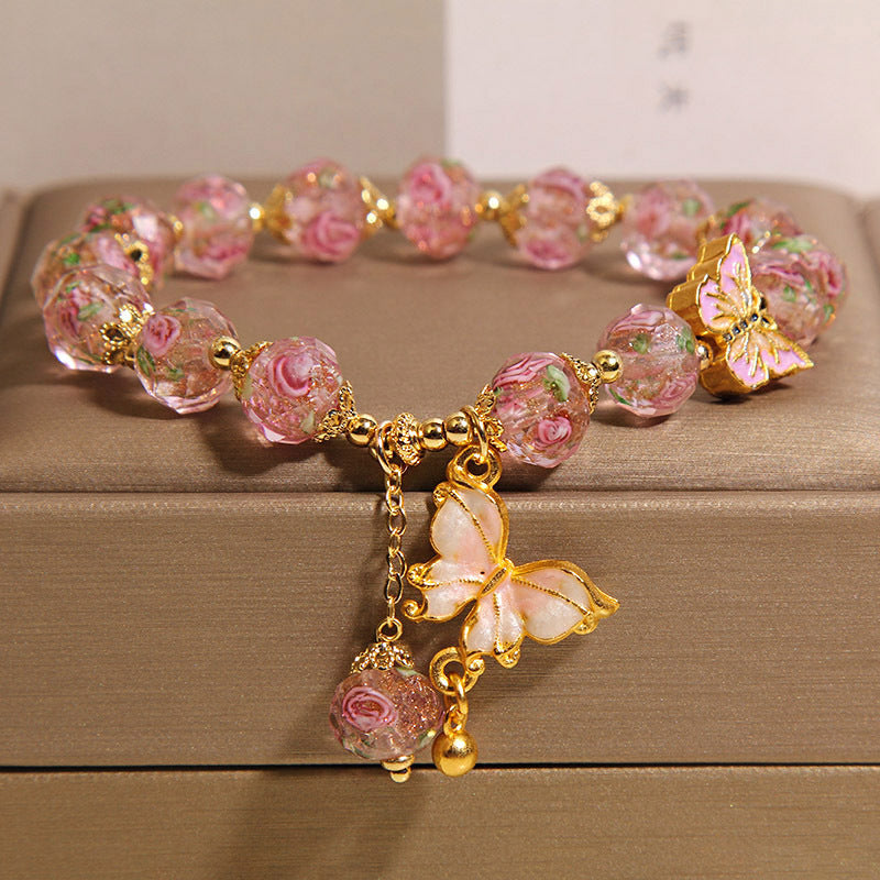 Female Versatile New Chinese Rose Garden Bracelet