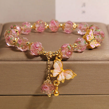 Female Versatile New Chinese Rose Garden Bracelet
