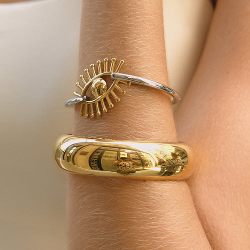 Color Matching Stainless Steel Ornament Women's High-grade Non-fading Bracelet