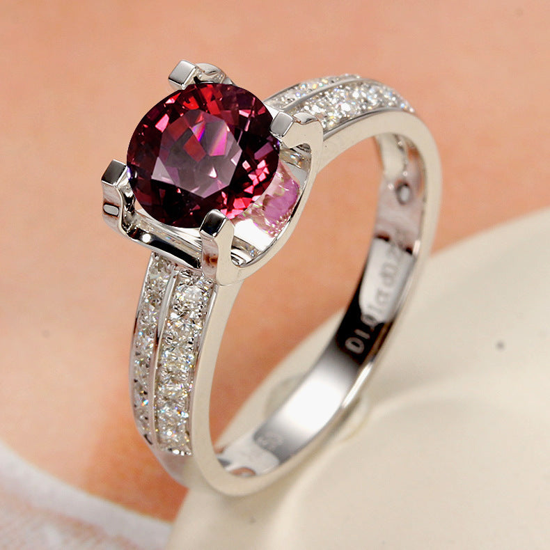 Moissanite Temperament Open Ring For Women