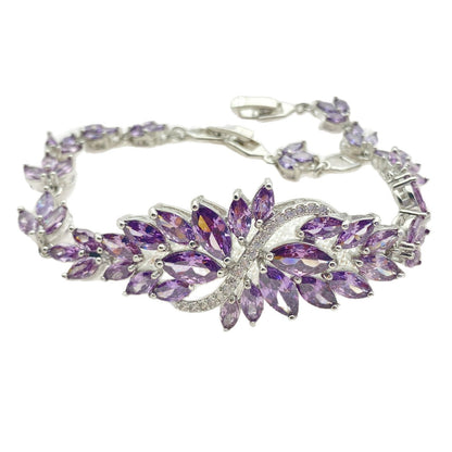 Women's Color Zircon Bracelet | Heavy Industry Fashion Jewelry