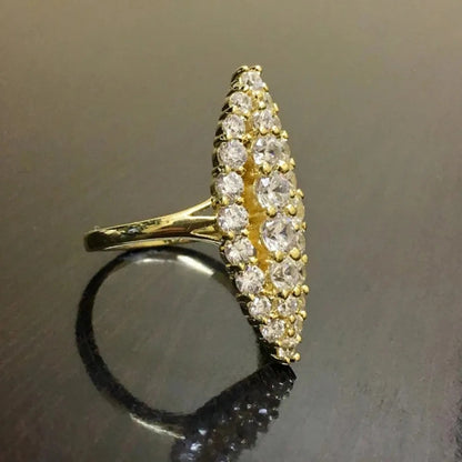 Women's Fashion Casual Full Diamond Ring