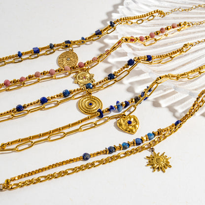 Green Gold Stone Bracelet in Louisiana | Fashion Retro Jewelry