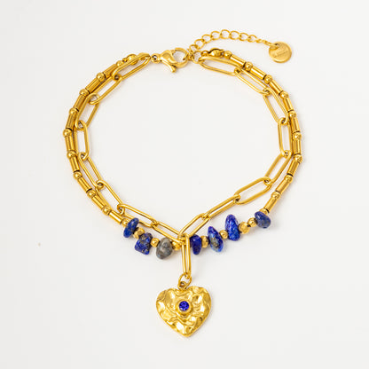 Green Gold Stone Bracelet in Louisiana | Fashion Retro Jewelry