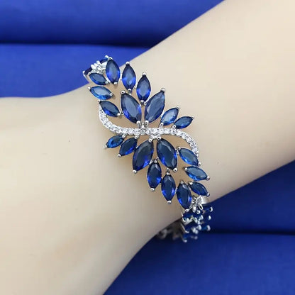 Women's Color Zircon Bracelet | Heavy Industry Fashion Jewelry