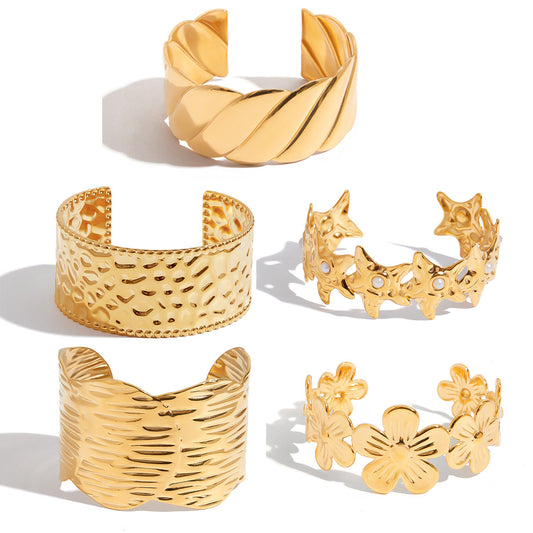 Ins Simple Hollow Flower Bracelet