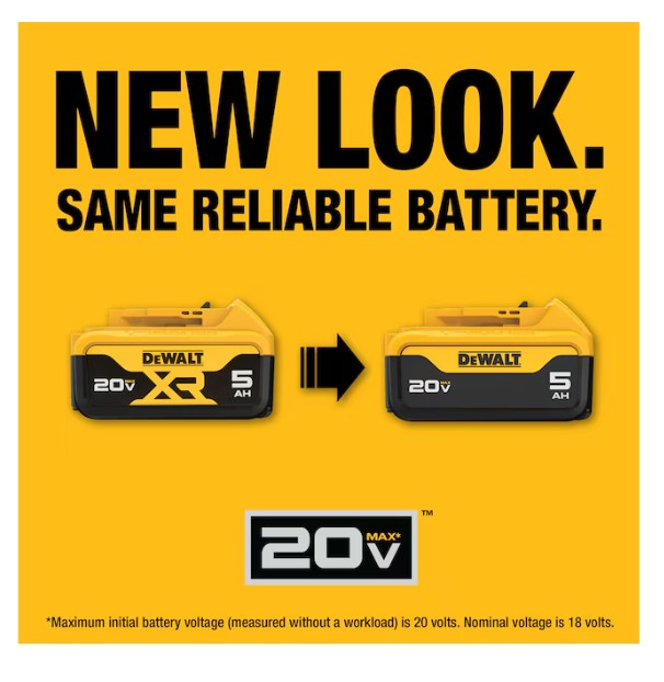 DEWALT 20V MAX XR 5Ah Lithium-Ion Battery Pack