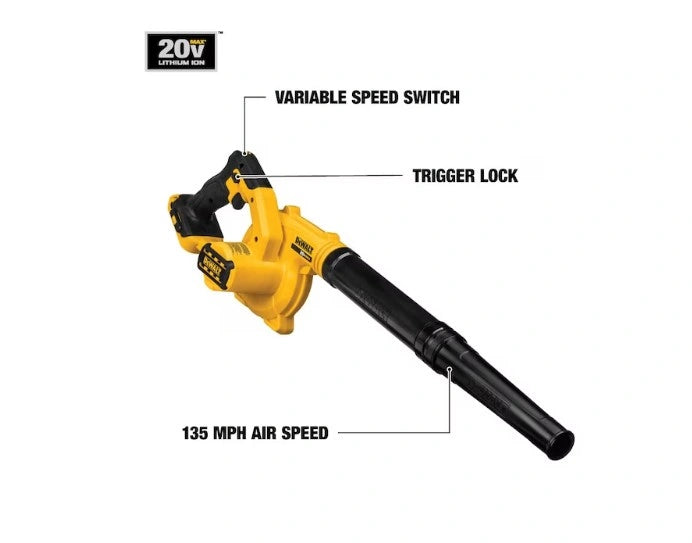 DEWALT 20V MAX Cordless Jobsite Blower (Tool Only)