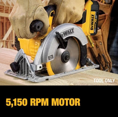 DEWALT 20V MAX 6-1/2 in Cordless Circular Saw (Battery Not Included and Charger Not Included)