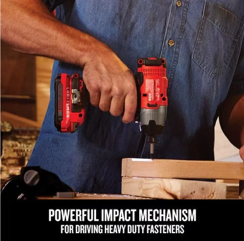 CRAFTSMAN V20 4-Tool Cordless Combo Kit with Batteries (2-Batteries and Charger Included)