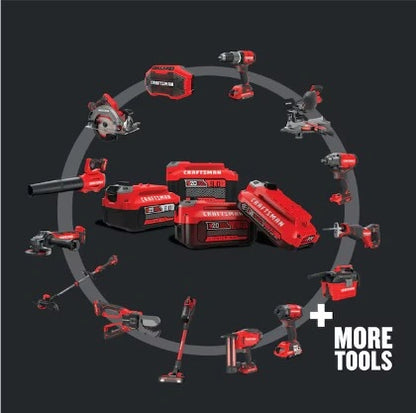 CRAFTSMAN V20 Brushless 1/2-in Cordless Impact Wrench Kit (Battery Included and Charger Included)
