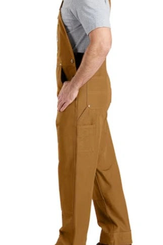 Carhartt Men’s Brown Sleeveless Work Overalls Size S/ 2XL