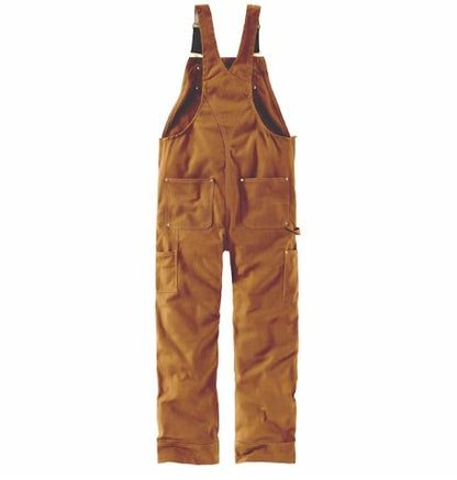 Carhartt Men’s Brown Sleeveless Work Overalls Size S/ 2XL