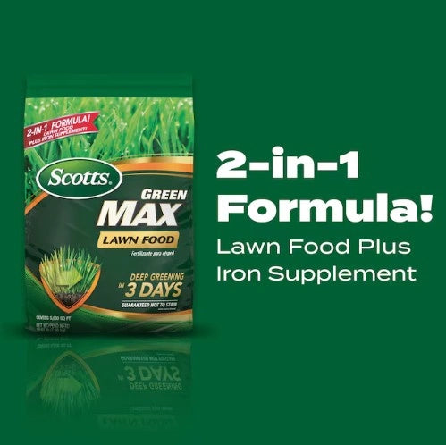 Scotts Green Max Lawn Food 27-0-2 Lawn Fertilizer 5,000 sq ft 16.67-lb