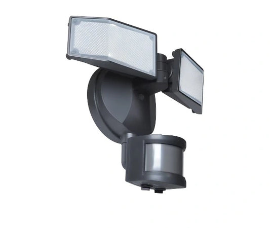 Good Earth LED Motion Flood Light 2-Head 1400 Lumens