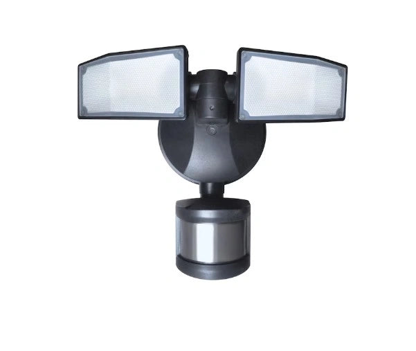 Good Earth LED Motion Flood Light 2-Head 1400 Lumens