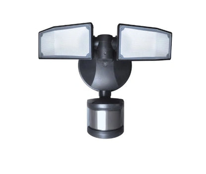 Good Earth LED Motion Flood Light 2-Head 1400 Lumens
