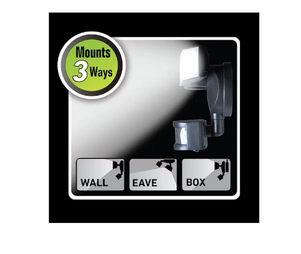 Good Earth LED Motion Flood Light 2-Head 1400 Lumens