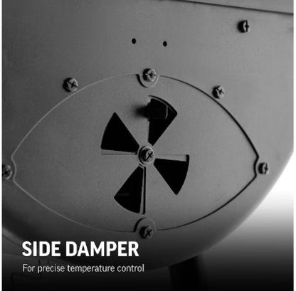 Char-Griller Portable Charcoal Grill with Side Fire Box